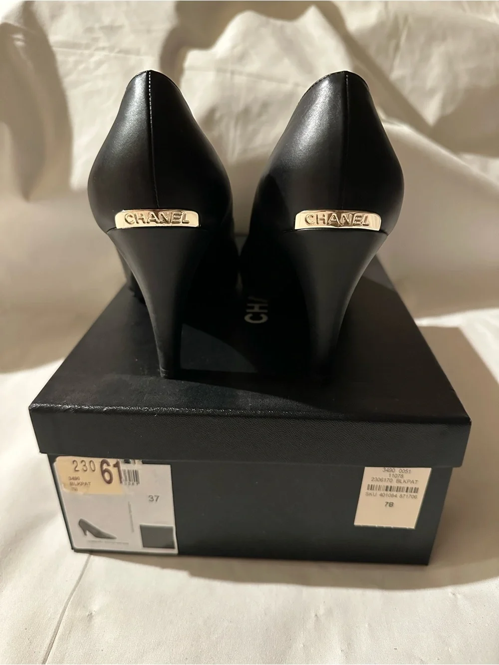 CHANEL authentic leather